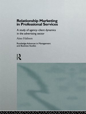 cover image of Relationship Marketing in Professional Services
